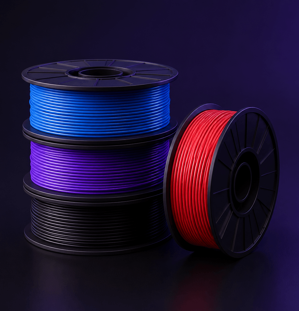 Rolos de filamento para impressão 3D